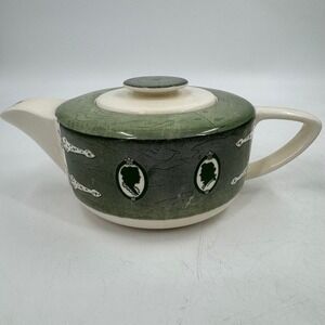 Vintage Colonial Homestead Green Collection by Royal (USA)Teapot & Lid